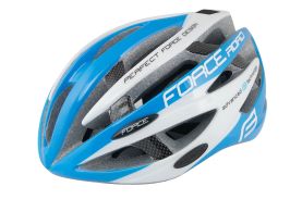 Casca Force Road albastru/alb S-M (54-58 cm)