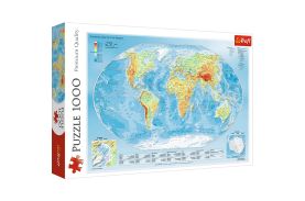 Puzzle trefl 1000 harta fizica a lumii