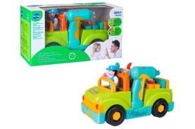 Camionul plin cu scule al micului mecanic cu lumini si sunete