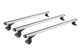 Sistem de 3 bare transversale aluminiu CRUZ 924-072 Alu Cargo AF3-118 pentru Renault Kangoo (III - tailgate) (2021-->) cu puncte fixe