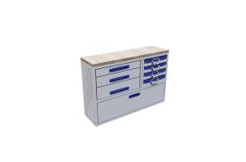 Sistem mobilier modular Provan VCPL-125-027-1 pentru FIAT Fiorino 2007, ampatament L1 (2513 mm), inaltime H1 (1721 mm)