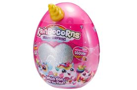Unicornul curcubeu cu paiete albe