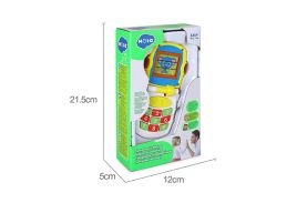 Telefon mobil alb bebe cu lumini si sunete