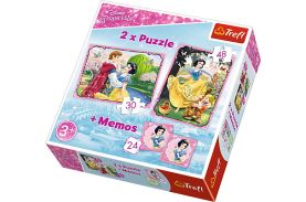 Puzzle trefl 2in1 memo alba ca zapada