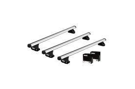 Bare transversale Thule Evo Fixpoint Profesional pentru MERCEDES BENZ Vito, 4 usi Van, model 2004 - 2014, 2015 - prezent, Sistem cu prindere in puncte fixe (3 bare/set) - DUPLICAT