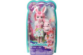 Enchantimals papusi cu animalute bree bunny si twist