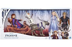 Set frozen2 cu sanie si papusi