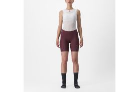 Pantaloni scurti Castelli Prima de dama Visiniu/Rosu S
