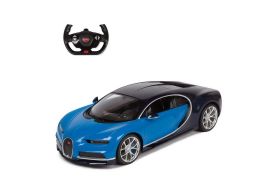 Masina cu telecomanda bugatti chiron albastru scara 1 la 14