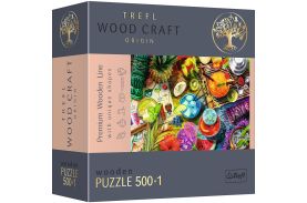 Puzzle trefl din lemn 500+1 piese cocktailurile colorate