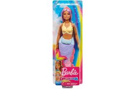Barbie papusa dreamtopia sirena cu parul mov
