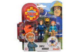 Pompierul sam set figurine sam si norman cu accesorii