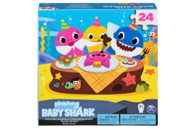 Baby shark puzzle de podea 24 de piese 61x46cm