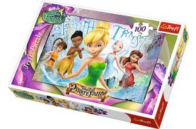 Puzzle trefl 100 tinkerbell cu zane prietene