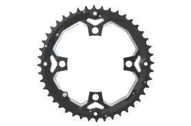 Placa pedalier Force 44 dinti aluminiu neagra