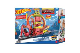 Hot wheels statia de pompieri super loop