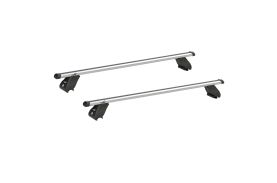 Sistem bare transversale Hakr Aluminiu gri pentru RENAULT Megane Grand Tour, 5 usi Estate, an fabricatie 2016 - prezent, Sistem cu prindere pe bare longitudinale integrate, picior HK0343