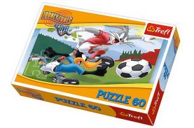 Puzzle trefl 60 iepurasul bugs bunny la fotbal