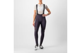 Pantaloni lungi cu bretele Castelli Sorpasso RoS W de dama Mov/Argintiu M