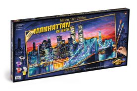 kit pictura pe numere schipper manhattan noaptea