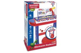 Bontempi orga electronica albastra cu scaun si microfon