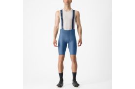 Pantaloni scurti cu bretele Castelli Espresso Albastru XL