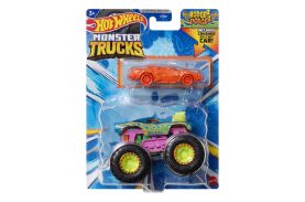 Hot wheels monster truck si masinuta metalica rodger dodger