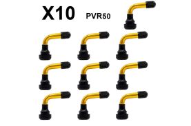Valva tubeless curbata 90 grade pentru trotineta electrica 50mm - set 10 bucati