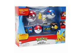 Pokemon set curea cu figurine si bile aditionale
