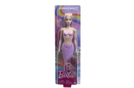 Barbie dreamtopia papusa sirena cu par mov si coada mov