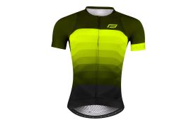 Tricou Force F Ascent Verde - Galben Fluo M