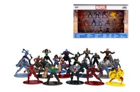 Set 20 de figurine metalice cu eroii marvel si figurina iron man inclusa