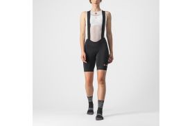 Pantaloni scurti cu bretele Castelli Endurance W de dama Negru XL