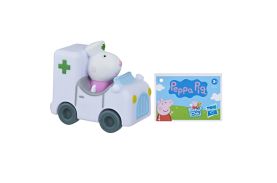 Peppa pig masinuta buggy si figurina iepurasul doctor