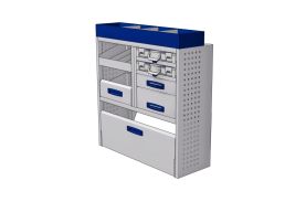 Sistem mobilier modular pe partea dreapta Provan 57-1-123-00 pentru FORD Transit 2014-2018, ampatament L3 (3750 mm), inaltime H3 (2780 mm)