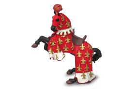 Papo figurina calul printului filip rosu