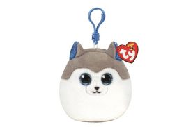 Plus breloc ty 8.5cm squishy beanies slush husky