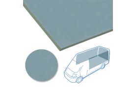 Capitonaj pereti Plastic de 4 mm pentru RENAULT Master 4332 RWD L4H2 model 2010 -, cu tractiune spate si usi culisante pe partea dreapta, fara geamuri, suprafata de 12.2 mp