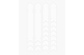 Set stickere protectie cadru Muc-Off Chainstay Protection Kit Clear Gloss