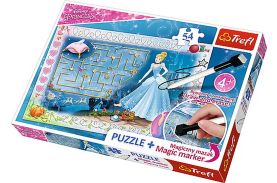 Puzzle trefl 54 plus cu marker cenusareasa