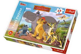 Puzzle trefl 24 maxi curajoasa garda felina