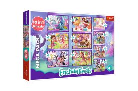 Puzzle trefl 10in1 enchantimals - fetele uimitoare