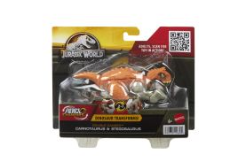 Jurassic world fierce changers double danger dinozaur transformabil carnotaurus si stegosaurus