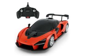 Masina cu telecomanda mclaren senna portocaliu cu scara 1 la 18