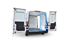 Perete dreapta din ABS pentru FORD TRANSIT RWD/AWD 2014- ,  Ampatament: 3300(L2),  dimensiuni compartiment incarcare: 3044x2025(H3), Cu usa glisanta pe ambele parti