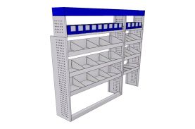 Sistem mobilier modular pe partea stanga Provan 57-1-133-00 pentru OPEL Movano 2021, ampatament L1 (3000 mm), inaltime H1 (2254 mm)