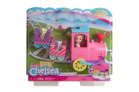 Barbie papusica chelsea cu trenulet