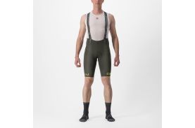 Pantaloni scurti cu bretele Castelli Free Aero RC Classic Verde Inchis L