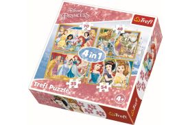 Puzzle trefl 4in1 o zi fericita a printeselor