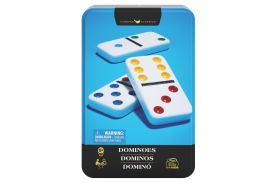 Joc domino in cutie de metal